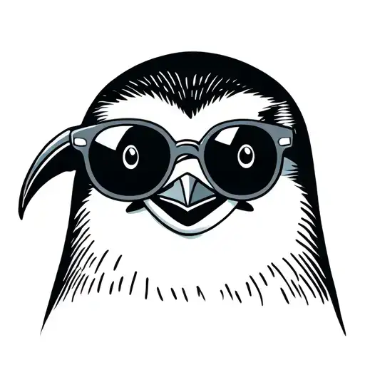 Penguin With Sunglasses