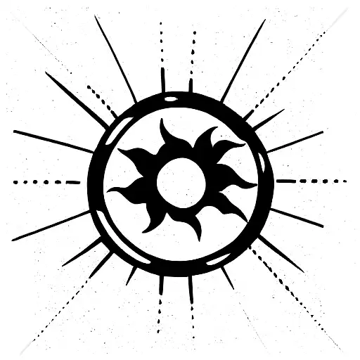 Glorious Sun With Number One