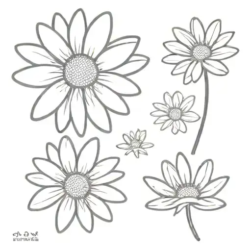 Small Daisy For Behind Ear