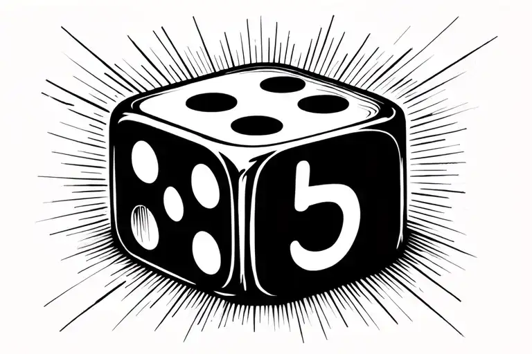 Dice Rolling Number 5