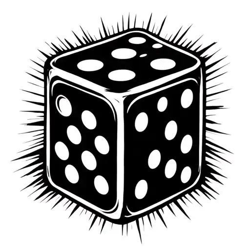 Dice Rolling Number 5 Stars