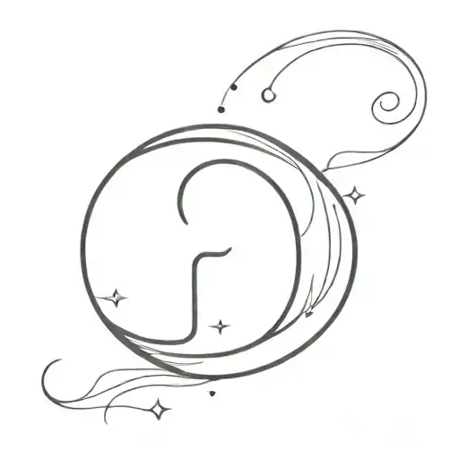 Moon Shaped Letter C