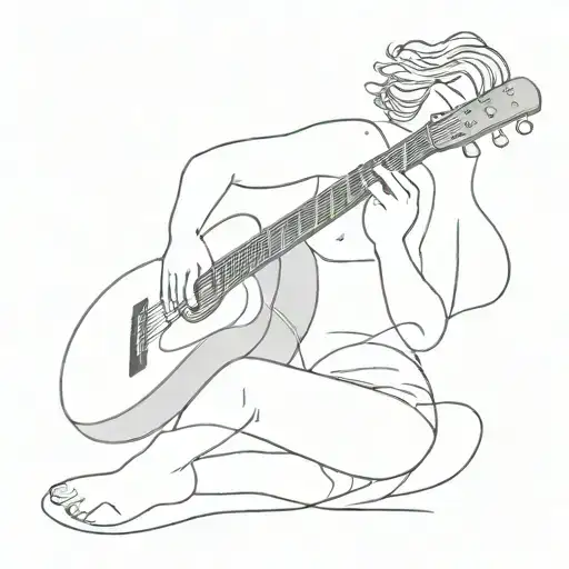 The Person Plays The Guitar Epically