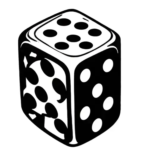 Dice Rolling Number 5 Stars