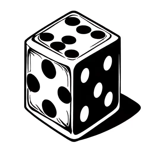 Dice Rolling Number 5 Stars