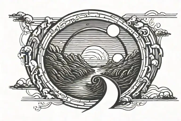 Sunrise At The End Of The Tunnel