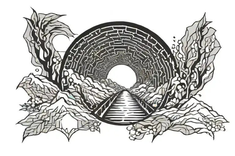 Sunrise At The End Of The Tunnel