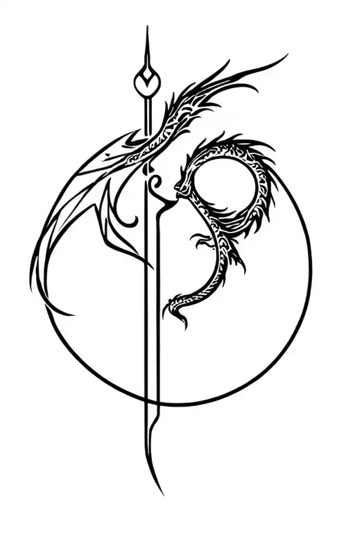 Awen Dragon Flying Underneath