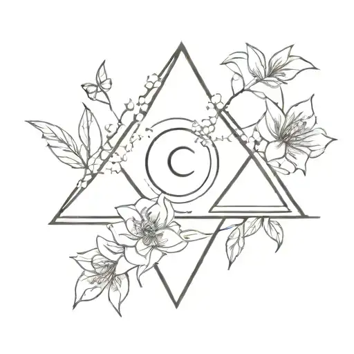 Moon Triangle Flowers