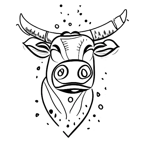 Body Of Cow And Heart