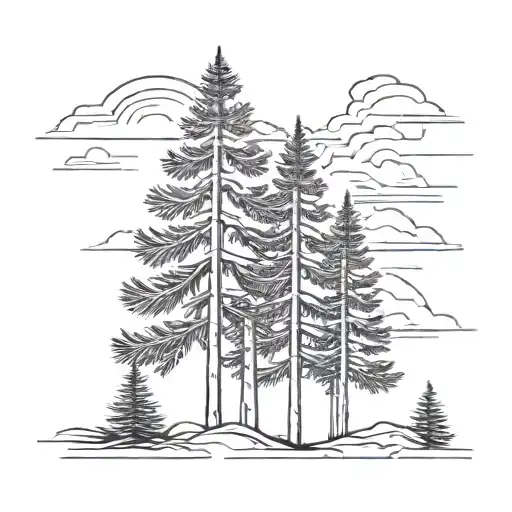 Simple Pine Trees