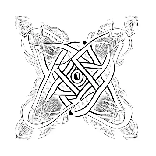 A Minimalist Tattoo Of A Phrase Related To Work And Spirituality With A Star Of David