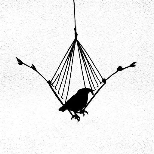 Nature With Crow Tent Hammock