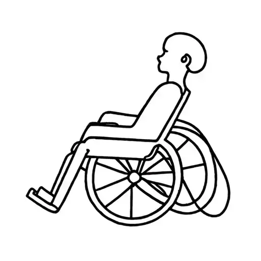 Wheelchair Symbolizing Strength