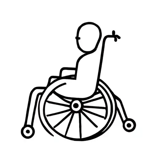 Wheelchair Symbolizing Strength Family Spirituality