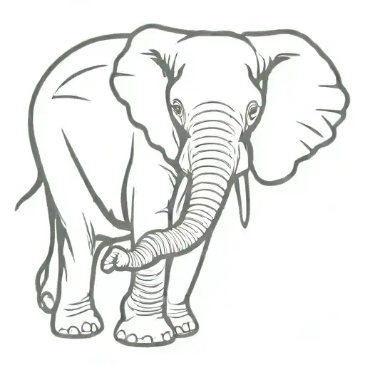 Elephant Calin A 4