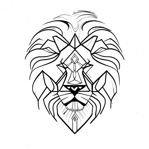 Lion Signe Futuristic