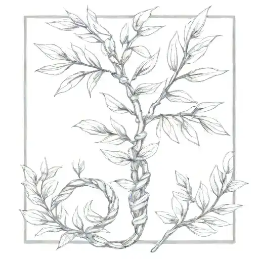 Olive Branch Instead Of Snake In Rod Of Asclepius