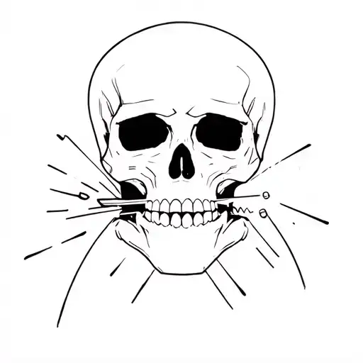 Welder Creating A Skull