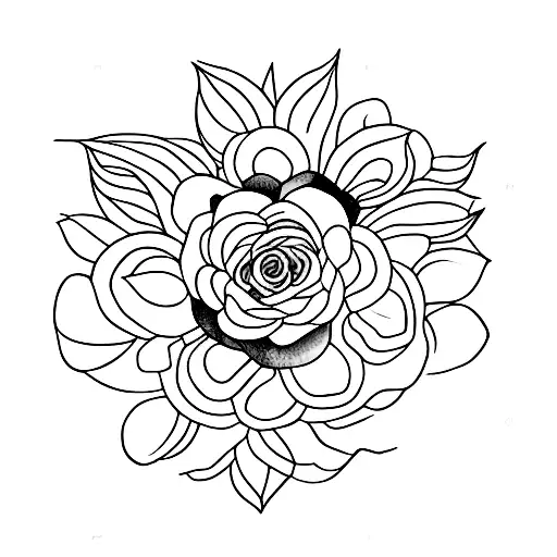 Violet Flower With Scottish