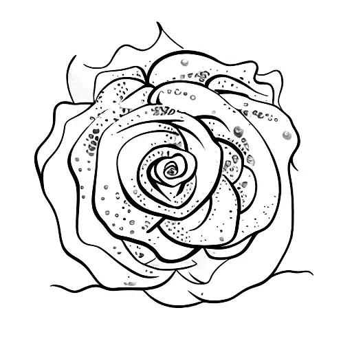 Unique Rose Tart With The Word Art In It