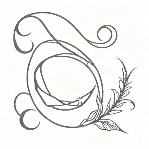 Moon And Cancer Ribbon