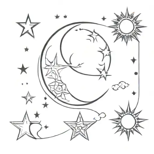Sun Moon And Stars