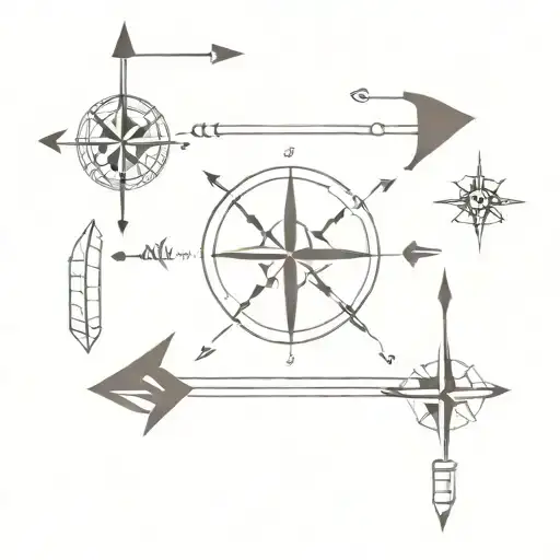 Arrows And Compass