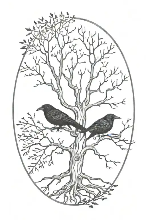 Raven Tree Surrounded