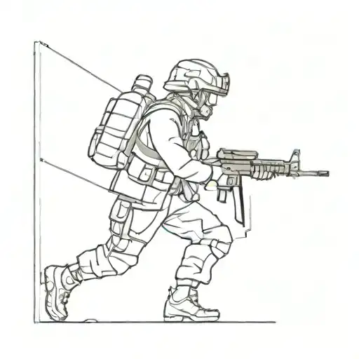 A Soldier On The Battlefield Fights His Friends Die He Continues To Fight Shots In The Air