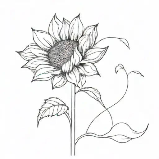 Sunflower Single Flower