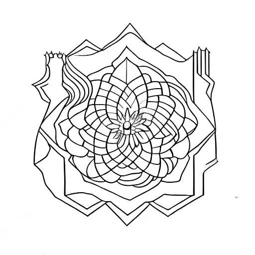 Mongolian Mountain And Edelweiss