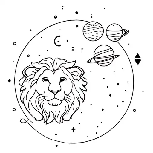 Lion And Solar System