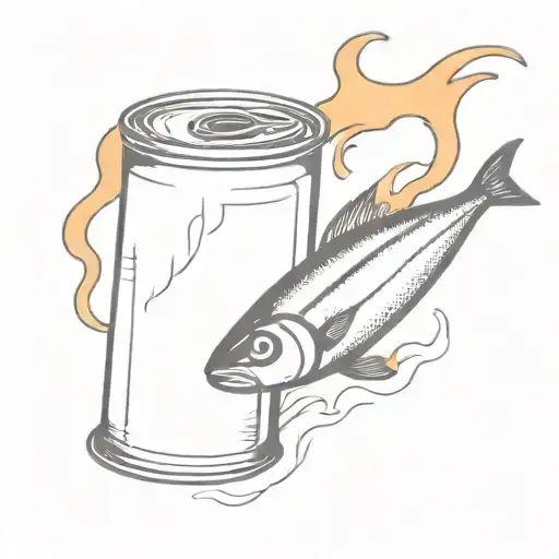Tinned Sardines On Fire