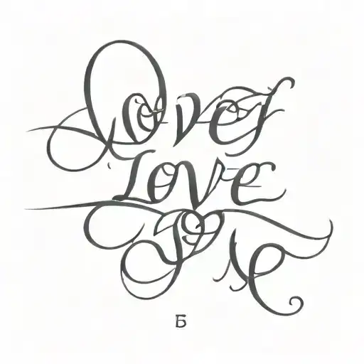 F Word 'Love' Written