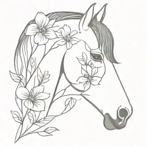 Flower Horse
