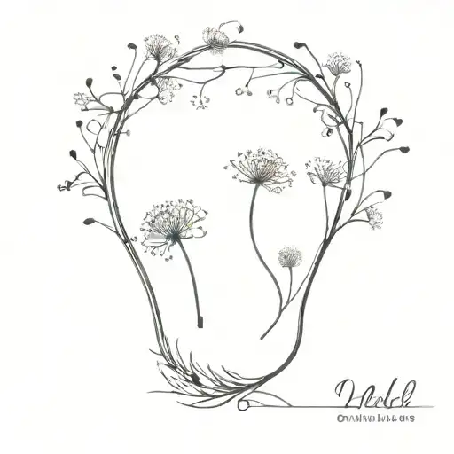 Horseshoe Made Of Dandelion