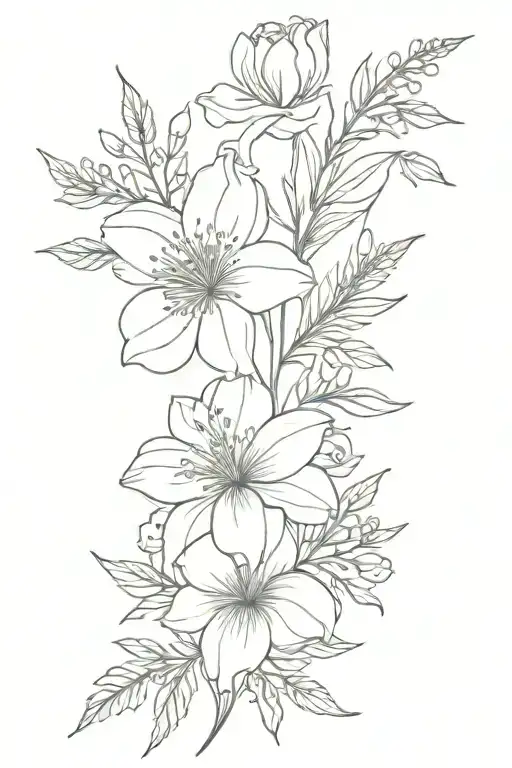 Birth Flower Bouquet