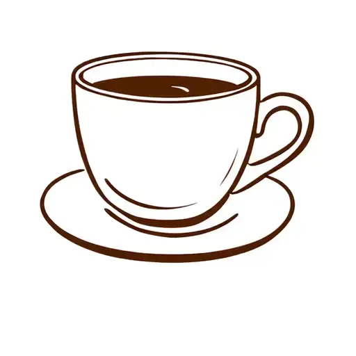 Coffee Cup And A Bean