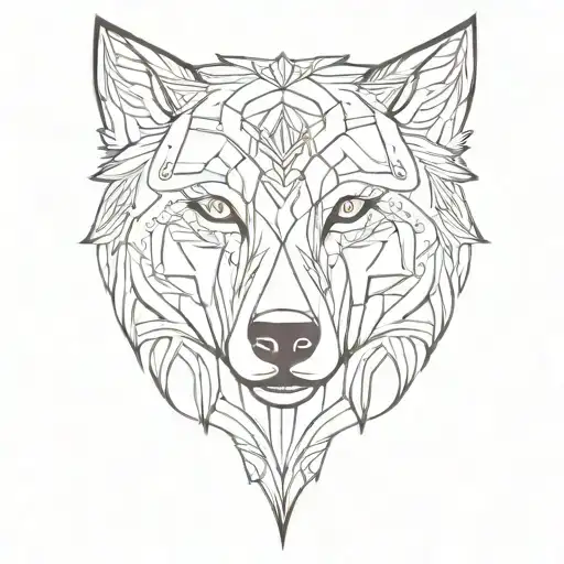 Wolf In Mandala