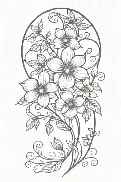 Flower Vine Wrapping