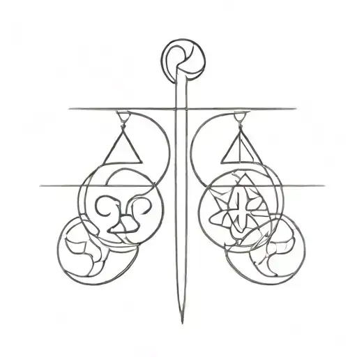 Leo And Libra Symbol