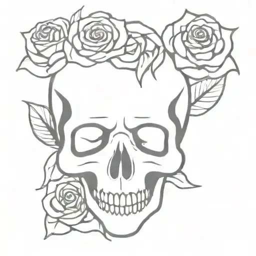 Skull And Roses