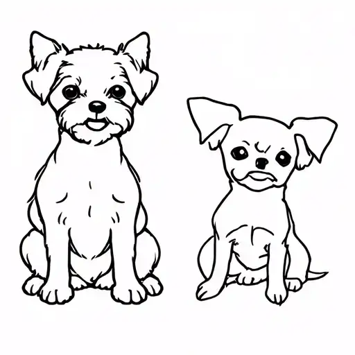 Bichon Havanese Dog And Chihuahua Terrier Mix Dog