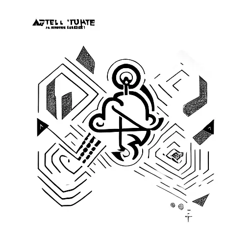 An Abstract Representation Of Ateez's Music Journey As A Treasure Hunt