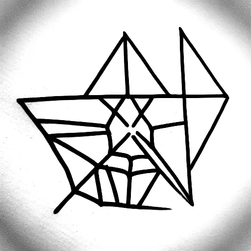 Triangle With Spider