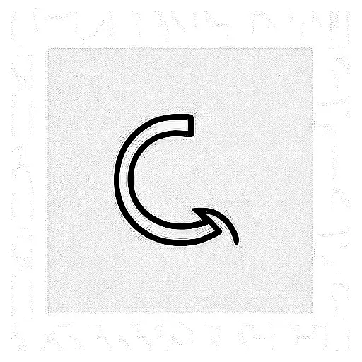 Mix Between Number Six And Reset Symbol