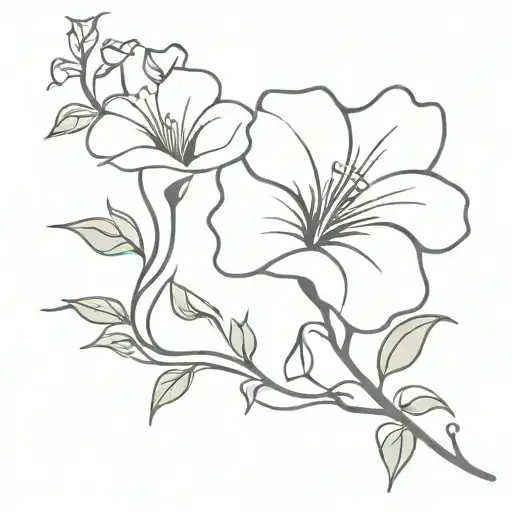 Beautiful Morning Glory Vine