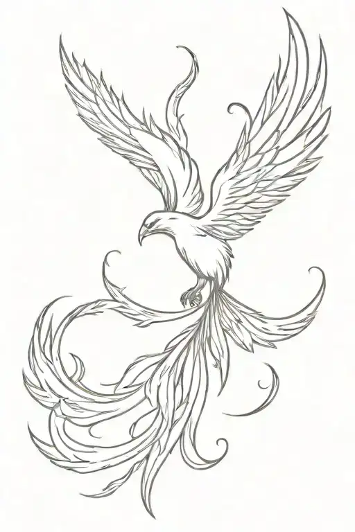 Phoenix Rising From Ashes