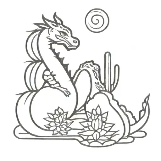 Dragon And Cactus